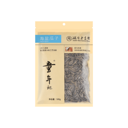 Tong Nian Ji Sea Salt Flavour Roasted Sunflower Seeds 500g