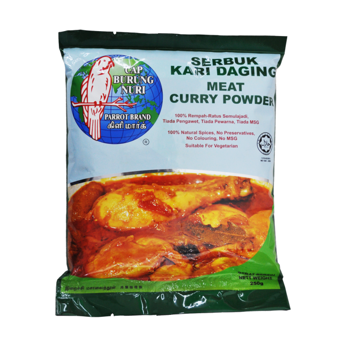 Parrot Brand Meat Curry Powder 250g - Main Image