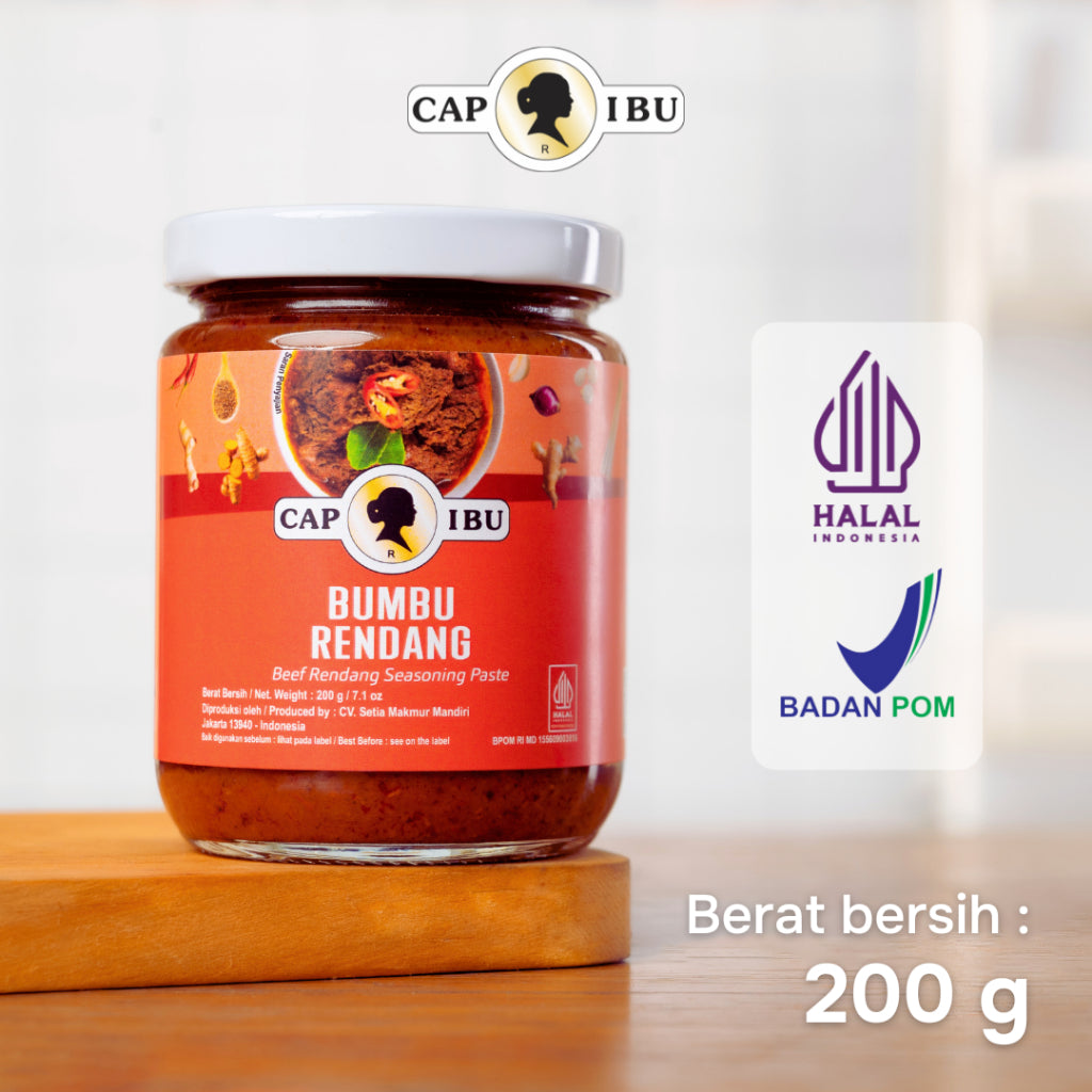 Cap Ibu Bumbu Rendang (Beef Rendang Seasoning) 200g