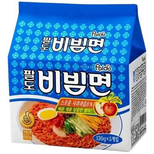 Paldo Bibimmen Spicy Cold Noodle 5x130g