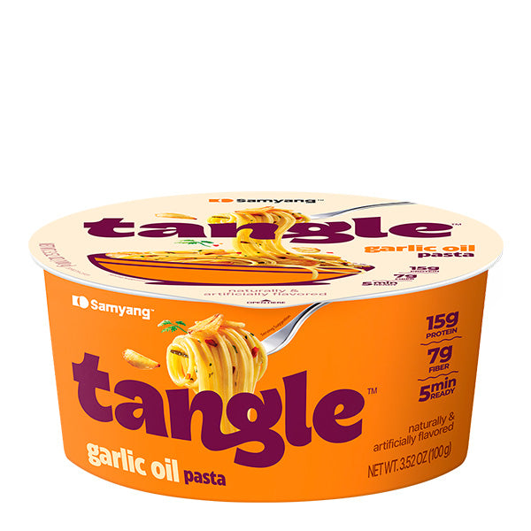 Samyang Big Bowl Tangle Pasta with Garlic Oil 100g