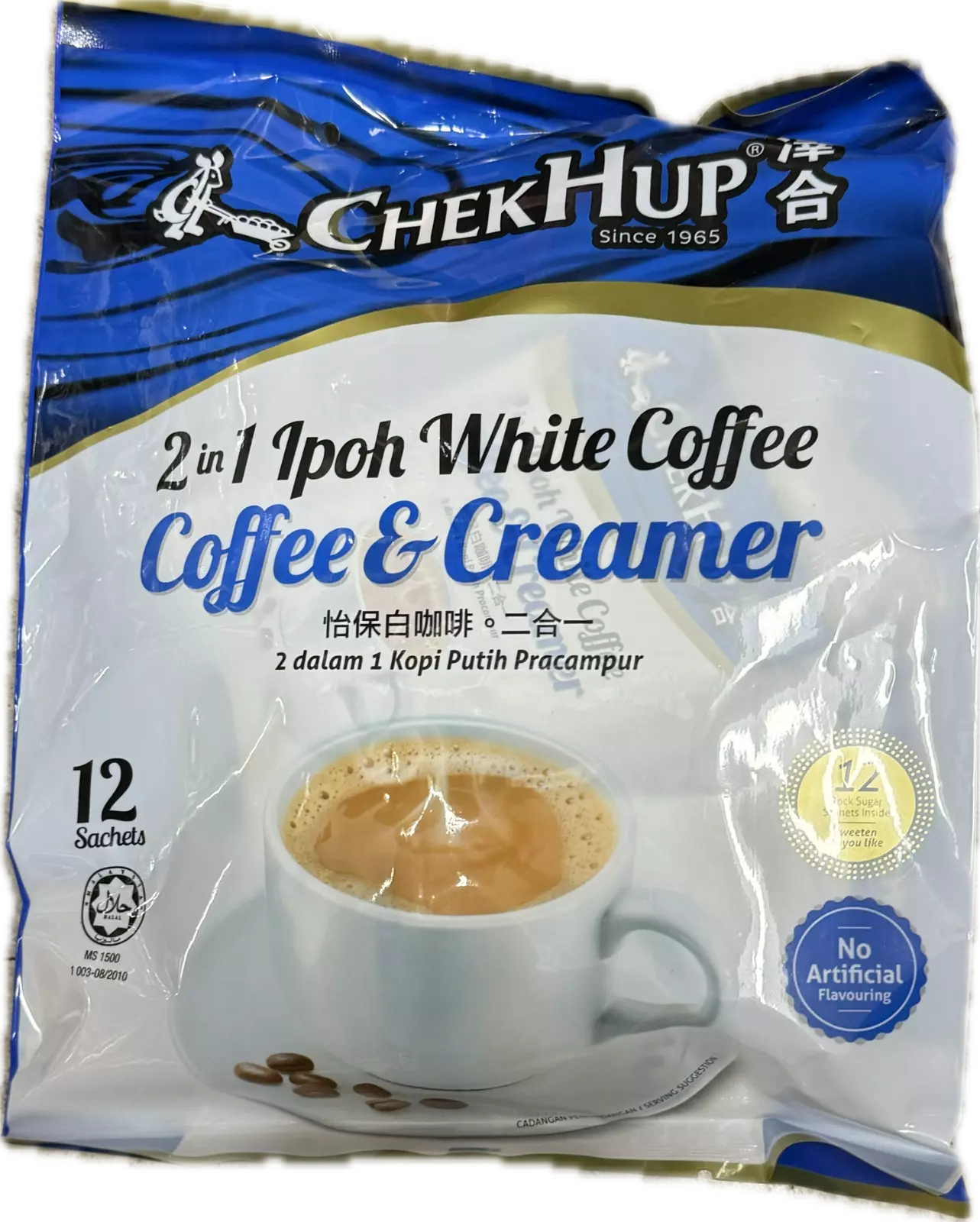 Chek Hup Ipoh White Coffee 2 in 1 With Non-dairy Creamer 12s