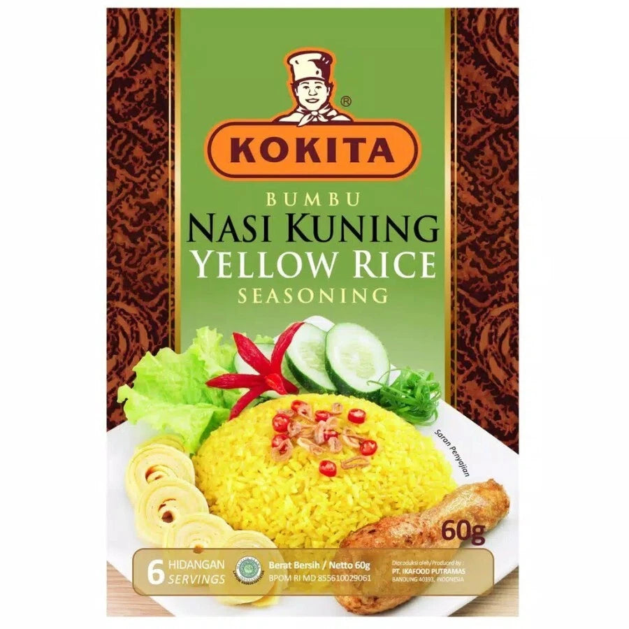 Kokita Bumbu Nasi Kuning (Yellow Rice Seasoning) 60G