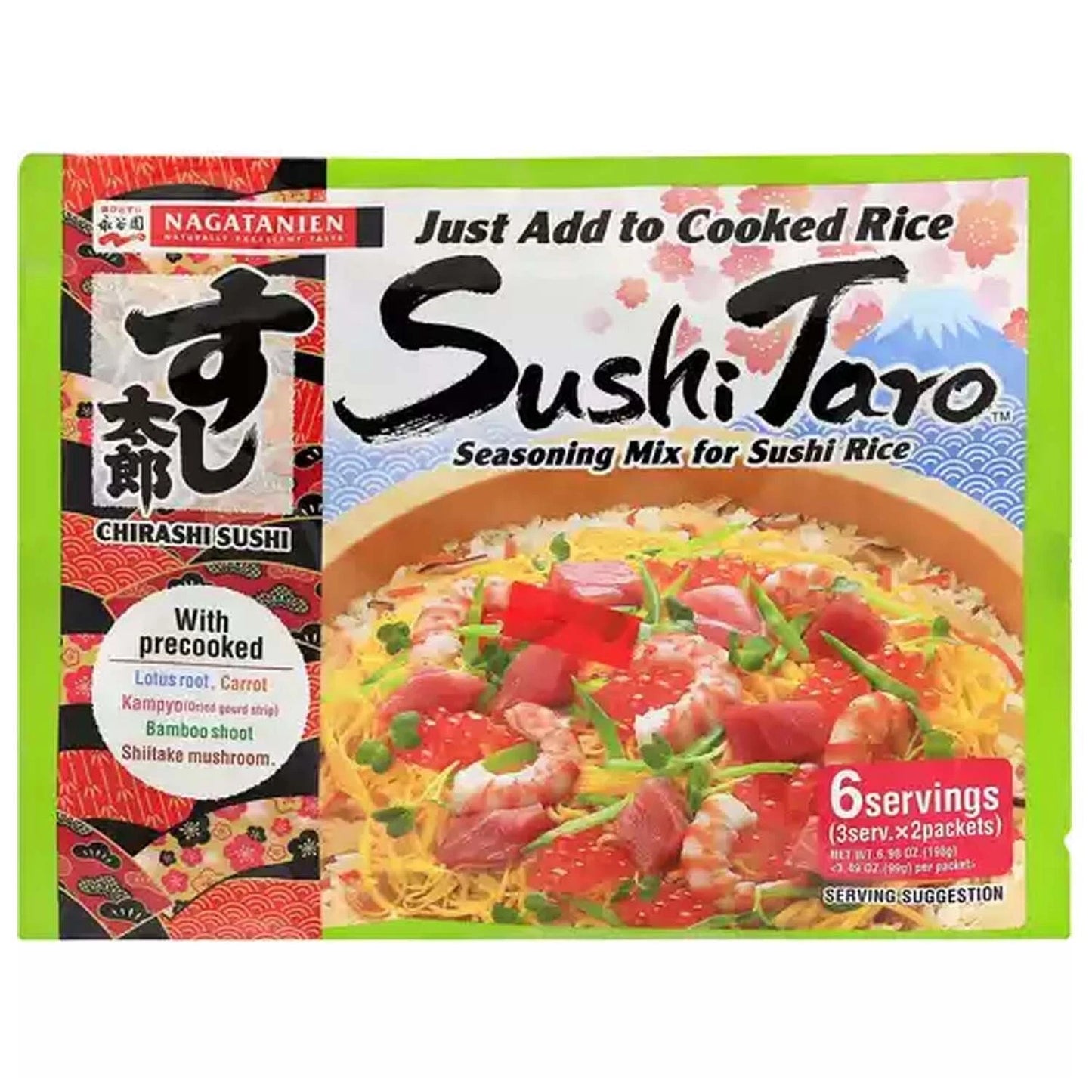 Nagatanien Sushi Taro Seasoning Mix For Sushi Rice 2P