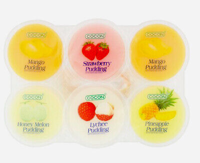 Cocon Jelly Pudding with Nata De Coco Assorted Fruit Flavour 6x80g