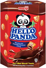Meiji Hello Panda Biscuits With Chocolate Flavoured Filling 234G
