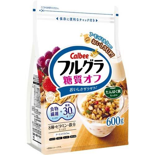 Frugra Calbee Sugar Free Sugar Cereal 600g