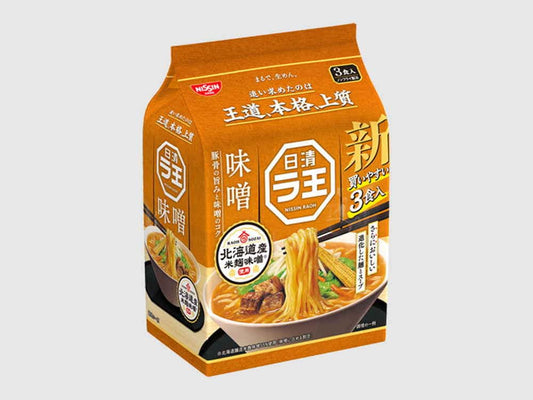 Nissin Raoh Miso Flavour Instant Noodles 3P