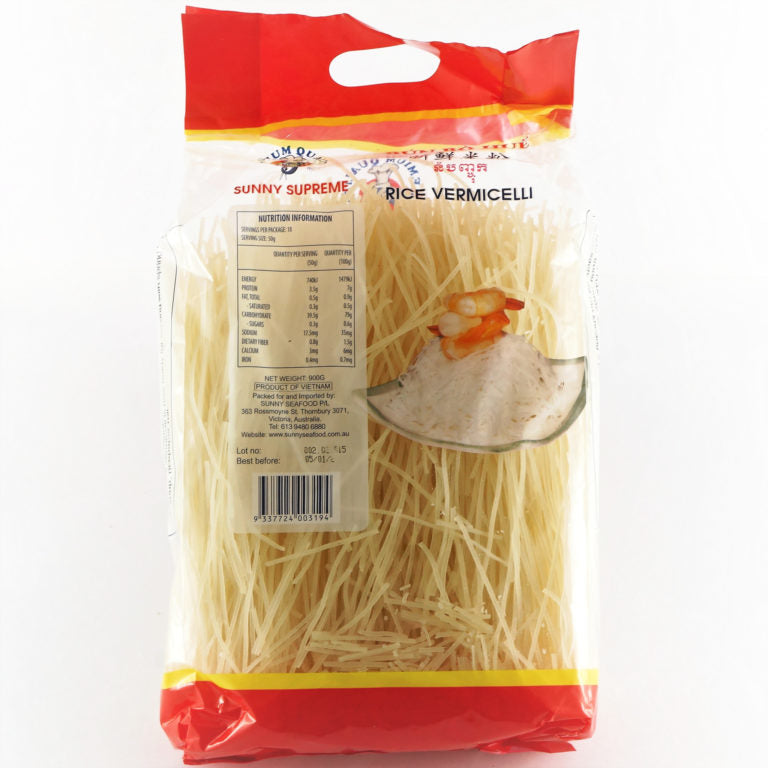 SUNNY SUPREME BUN BO HUE - RICE VERMICELLI NOODLES 900G