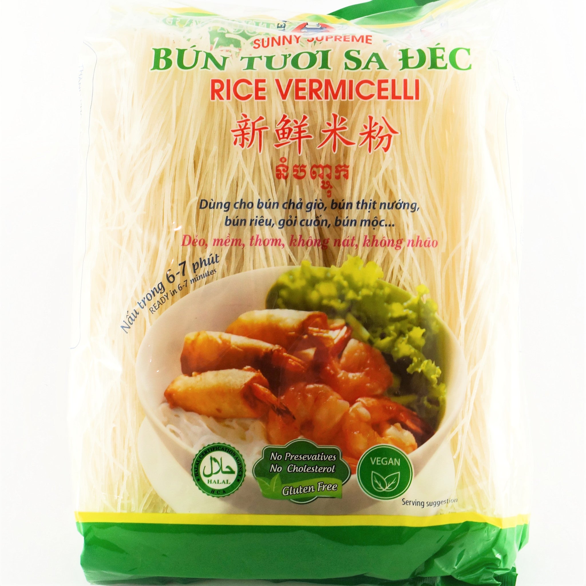 SUNNY SUPREME BUN TUOI - RICE VERMICELLI NOODLES 900G