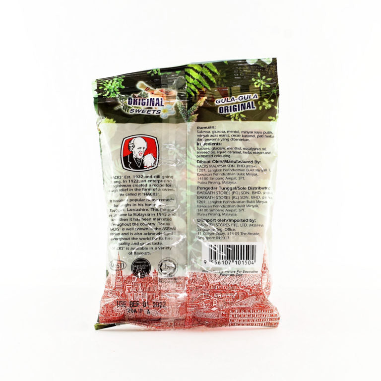 Hacks Gula Gula Original Flavour Candy 100g