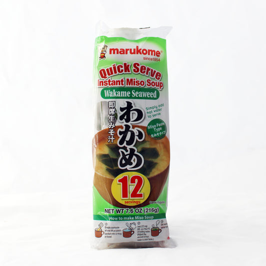 Marukome Instant Miso Soup Seaweed 216g