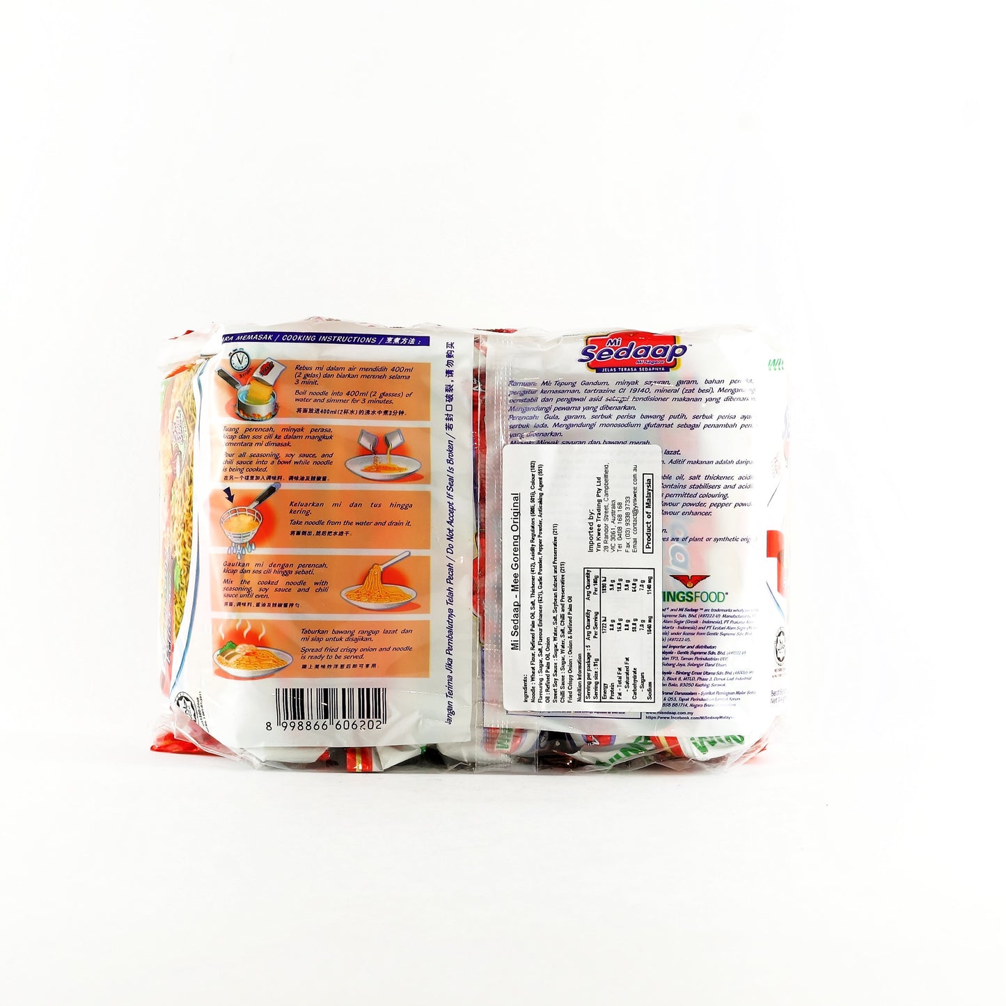 MI SEDAAP MIGORENG PERISA ASLI 5P X 91G