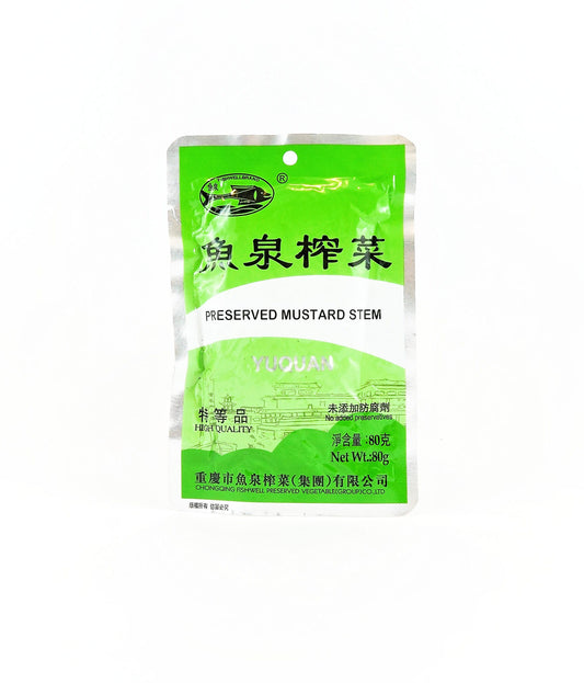 FISH WELL PRESERVED MUSTARD STEM 80G