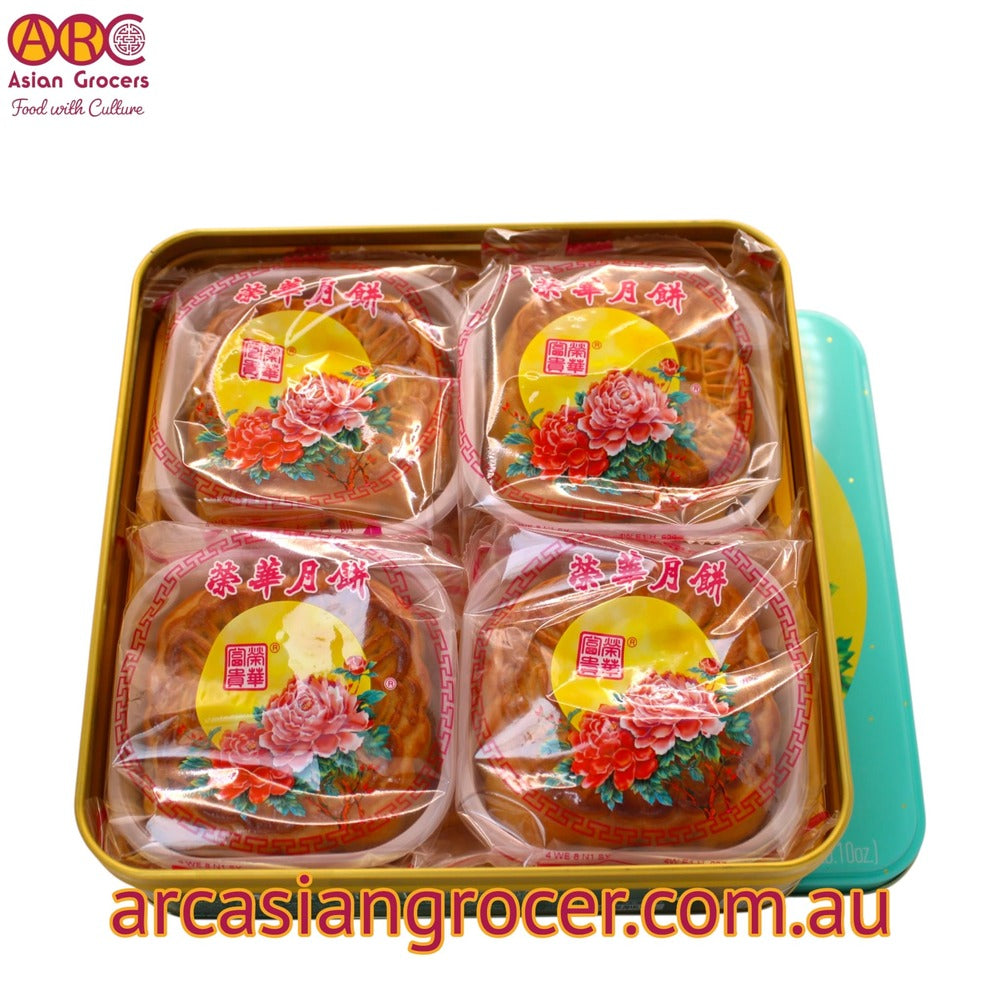 Wing Wah Assorted Nuts With 1 Yolks Mooncake 4 Pieces (Best Before: 20-11-2026)