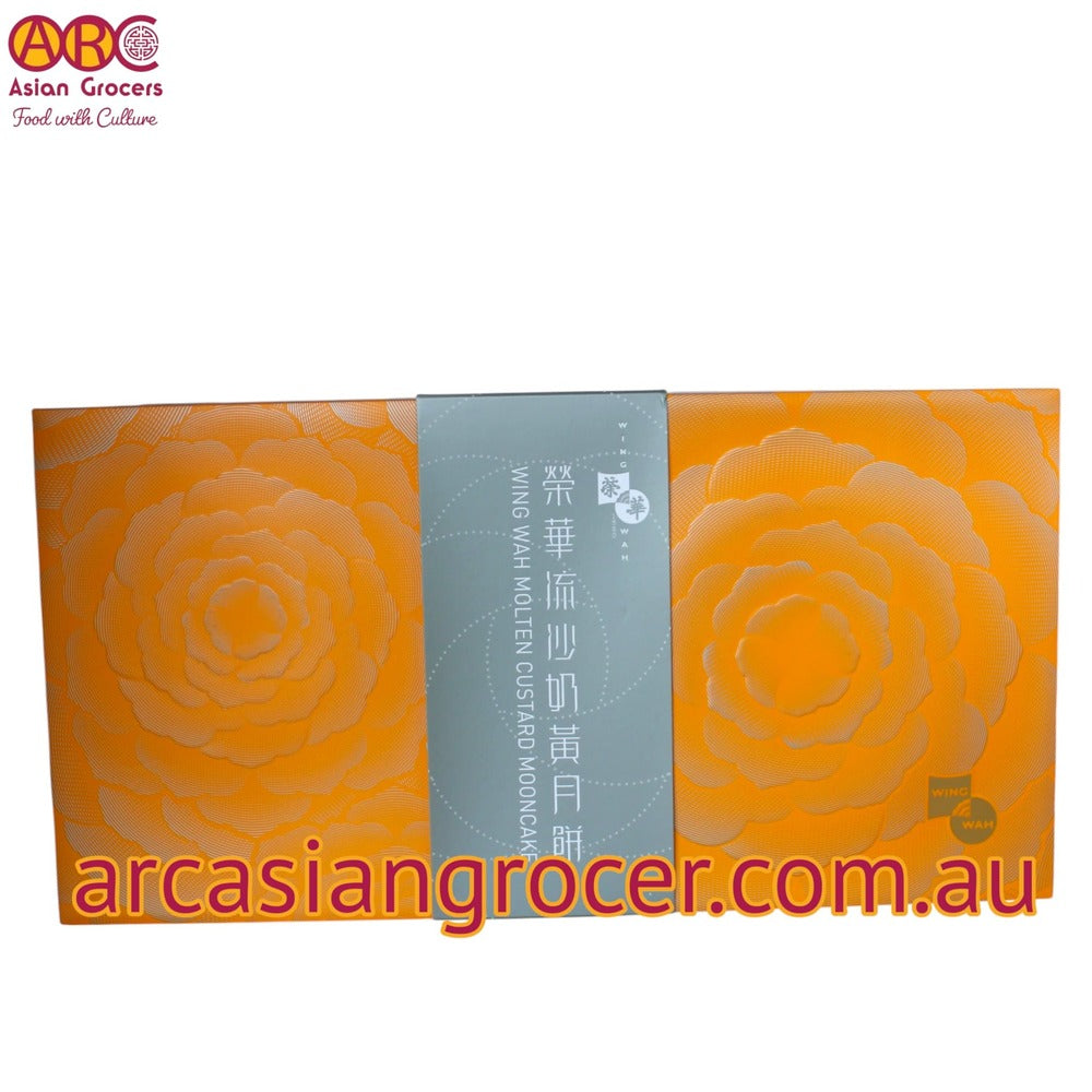 Wing Wah Molten Custard Mooncake 8 Pieces (Best Before: 02-10-2026)