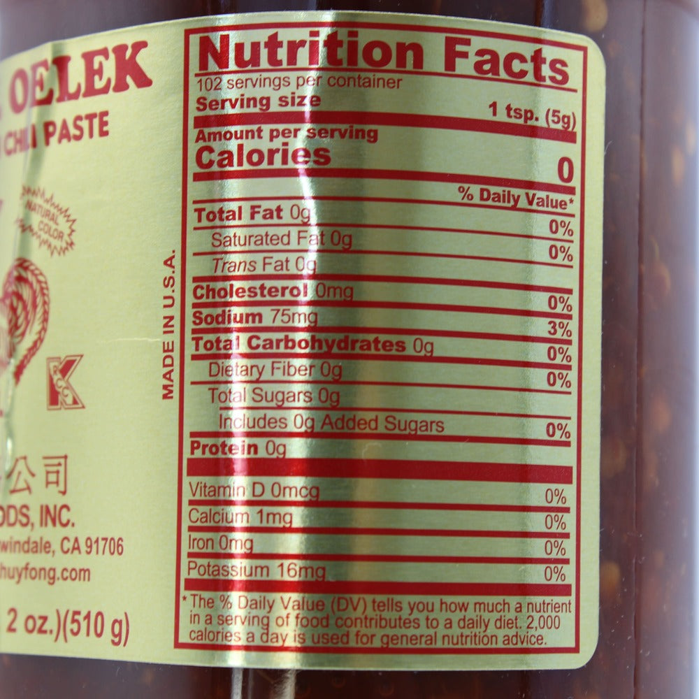 Huy Fong Sambal Oelek Paste 510g