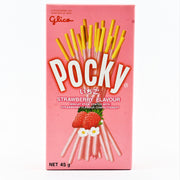 Glico Pocky Strawberry Biscuit Sticks 45G