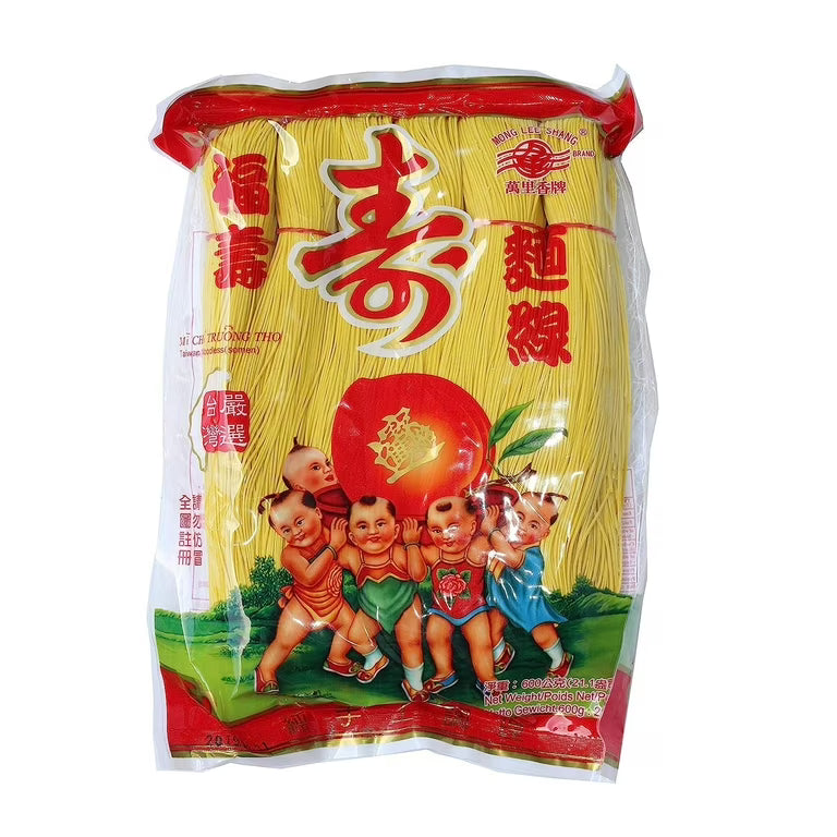 Mong Lee Shang Yellow Taiwan Somen Noodles 600g