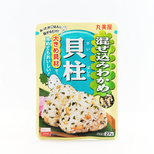 MARUMIYA FURIKAKE MIX WAKAME SCALLOP RICE SEASONING 27G