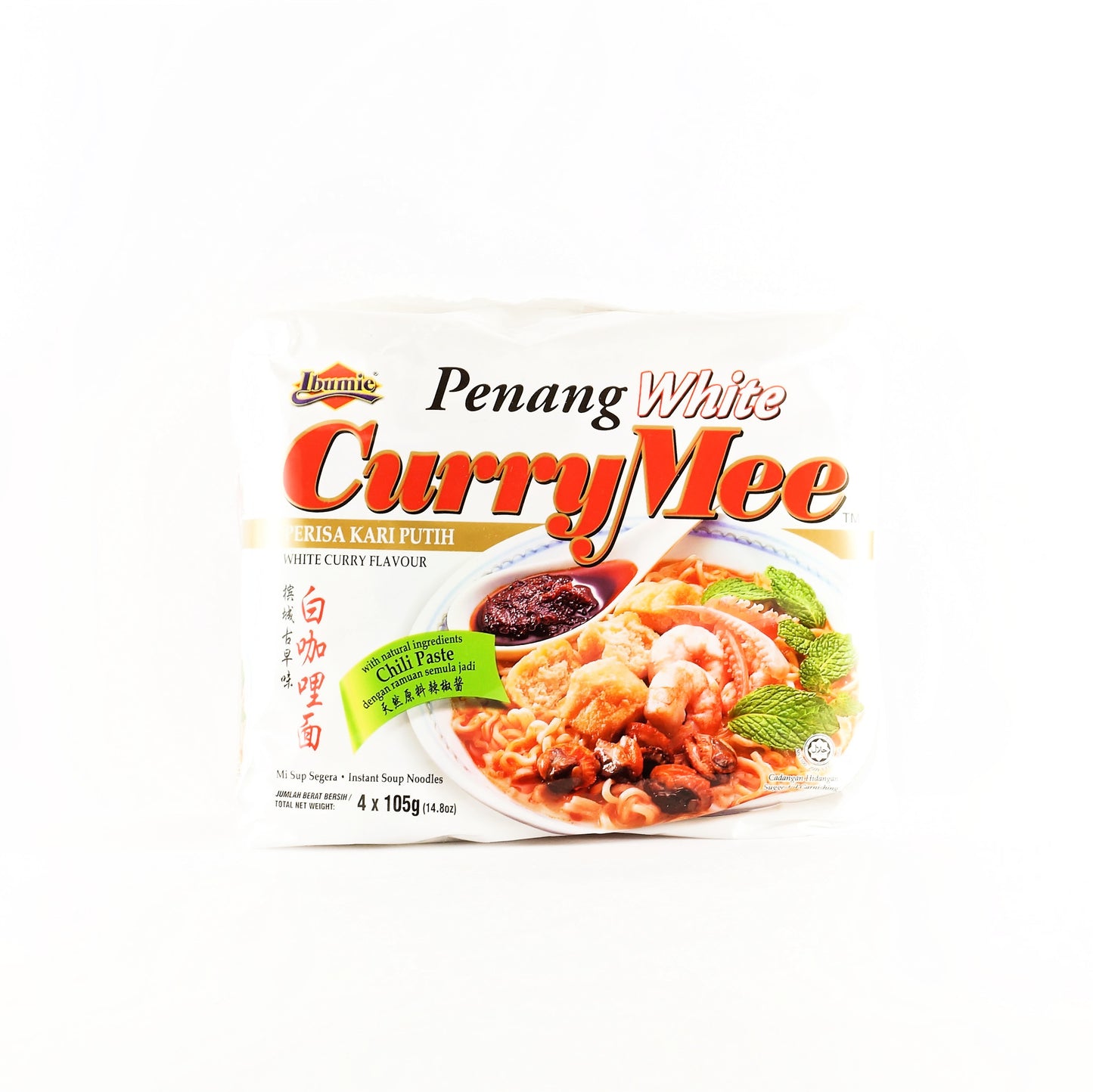 Ibumie Penang White Curry Mee 4 x 105g