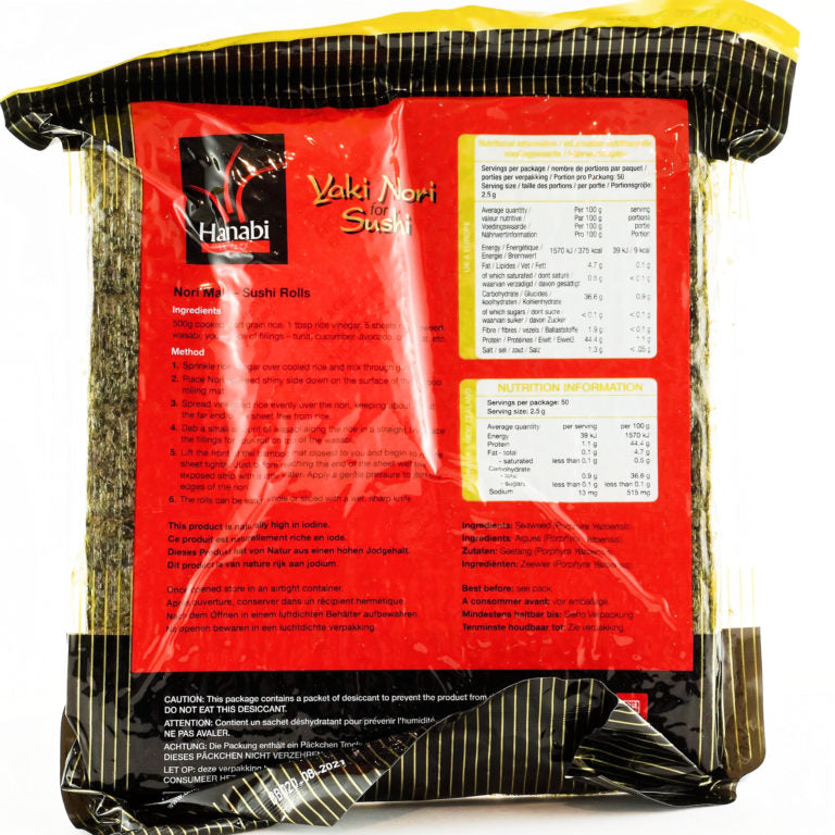 HANABI YAKI NORI SUSHI 125G