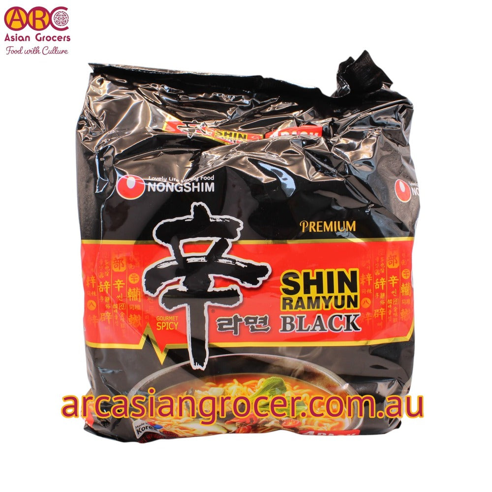 Nongshim Shin Ramyun Black Instant Noodles 4 Packs