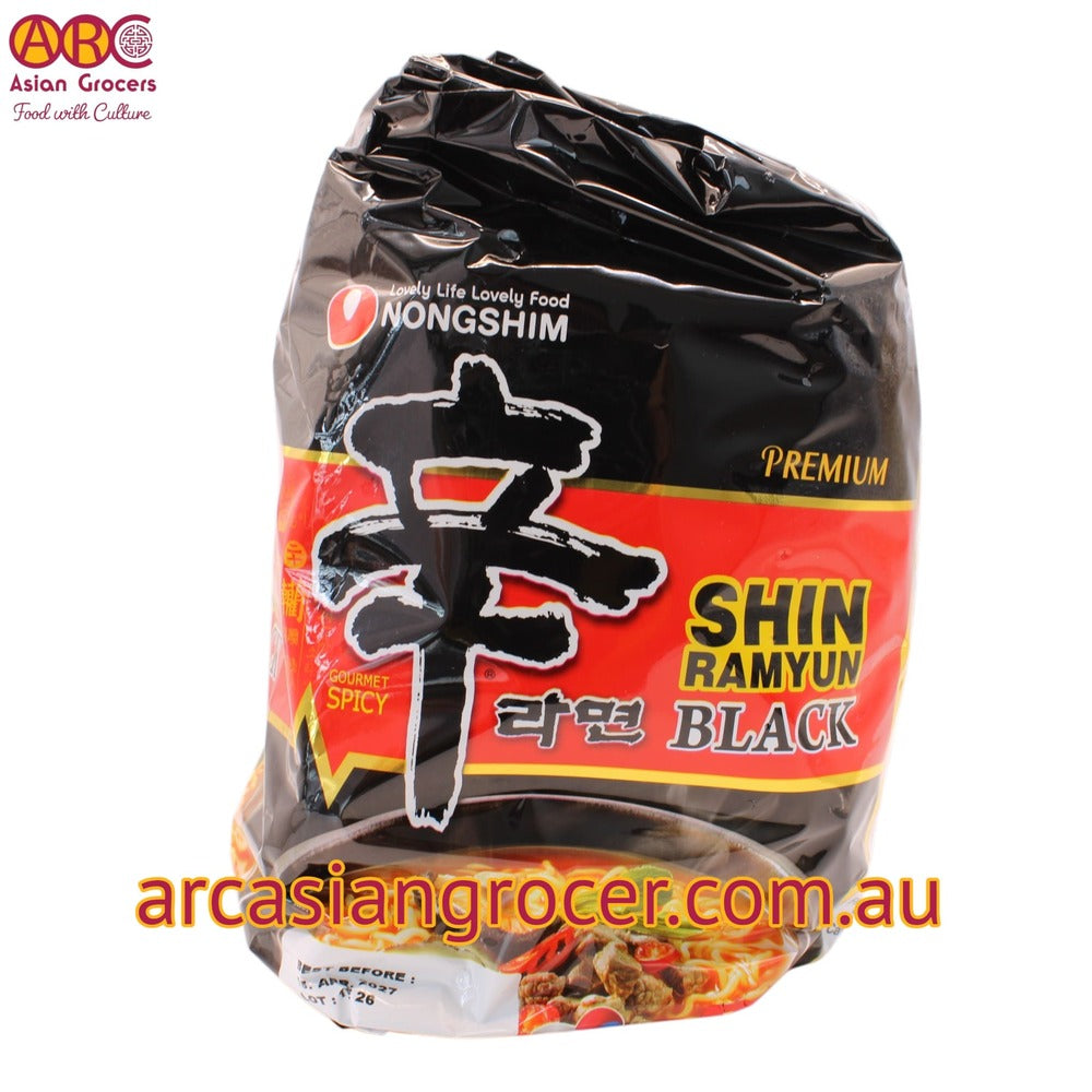 Nongshim Shin Ramyun Black Instant Noodles 4 Packs