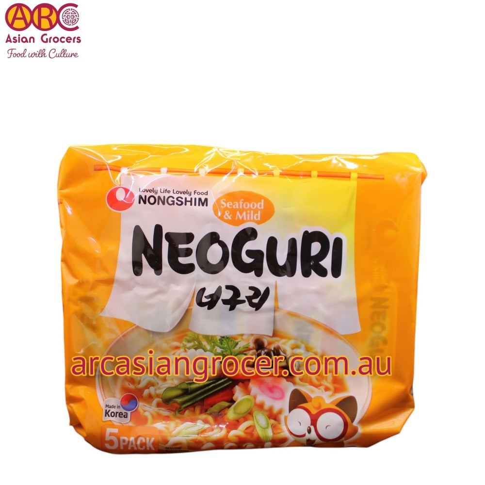 Nongshim Neoguri Seafood & Mild Flavour Ramyun 5 Packs