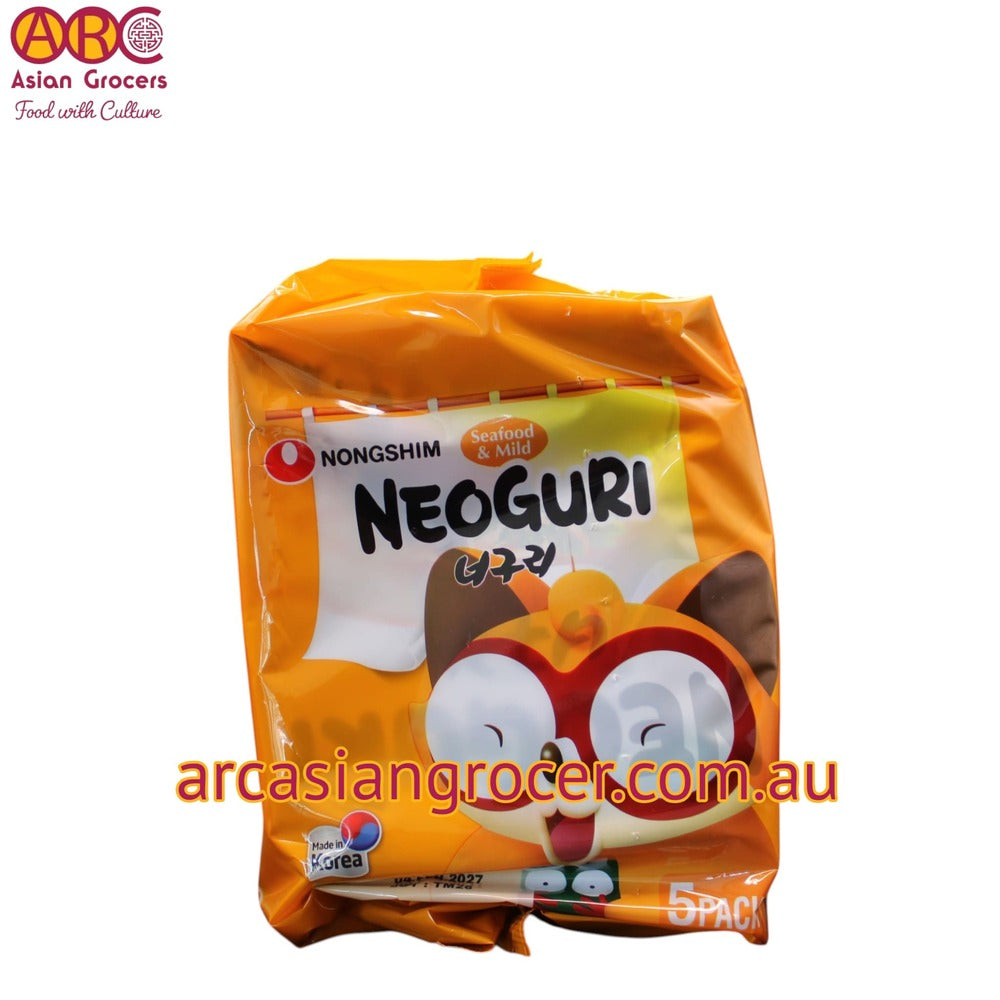 Nongshim Neoguri Seafood & Mild Flavour Ramyun 5 Packs