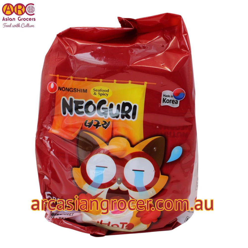 Nongshim Neoguri Ramyun Seafood & Spicy 5 Packs