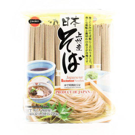 J-Basket Japanese Buckwheat Noodles 720g