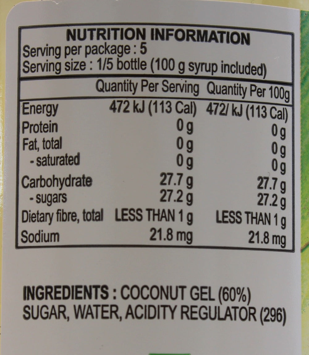 Chaokoh Coconut Gel In Syrup 500g
