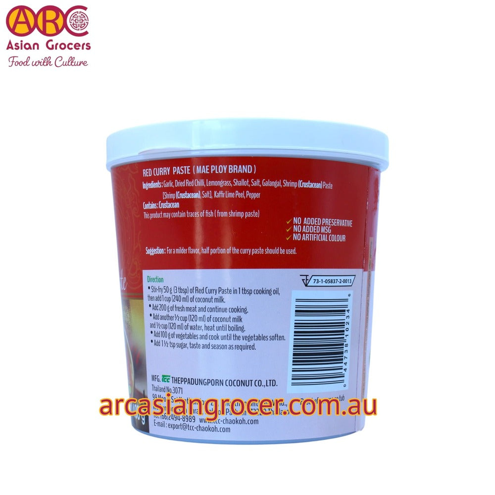 Mae Ploy Red Curry Paste 400g