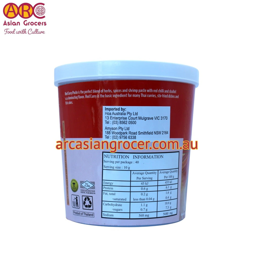 Mae Ploy Red Curry Paste 400g