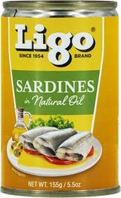 Ligo Sardines in Natural Oil 155g