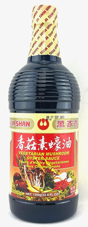 Wan Ja Shan Vegetarian Oyster Sauce with Mushrooms Flavour 1L