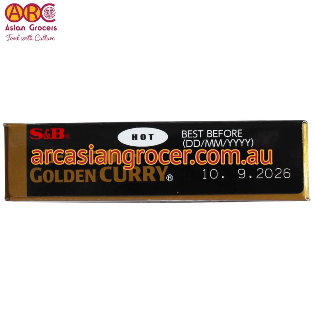S&B Golden Curry Hot Sauce Mix 220g