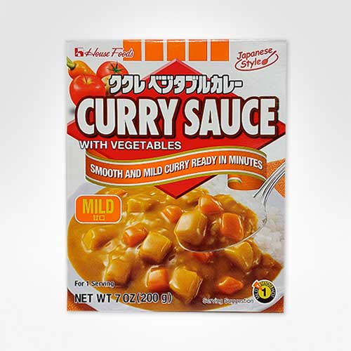 House Foods Mild Curry Sauce with Vegetables 200g