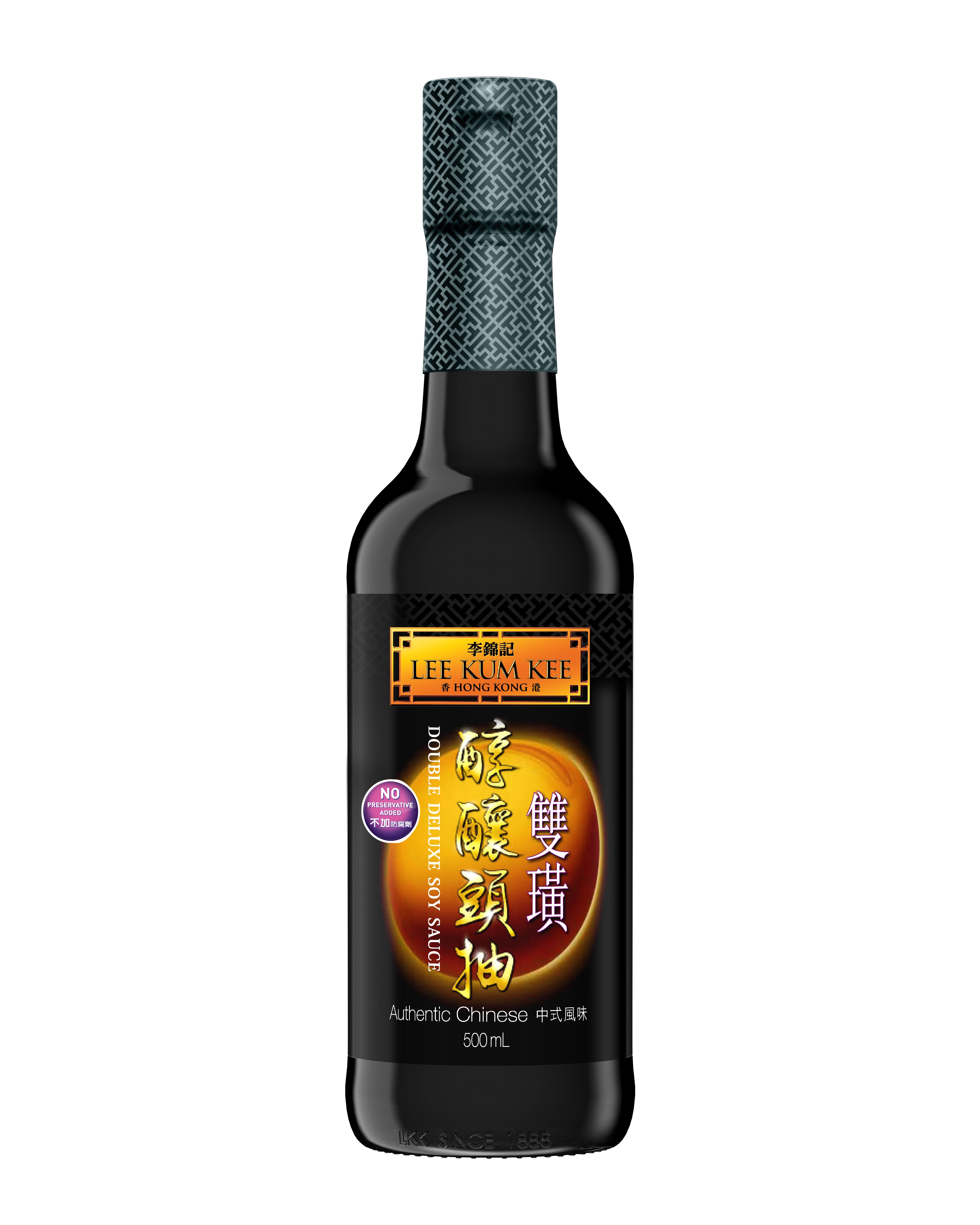 Lee Kum Kee Double Deluxe Naturally Brewed Soy Sauce 500ml