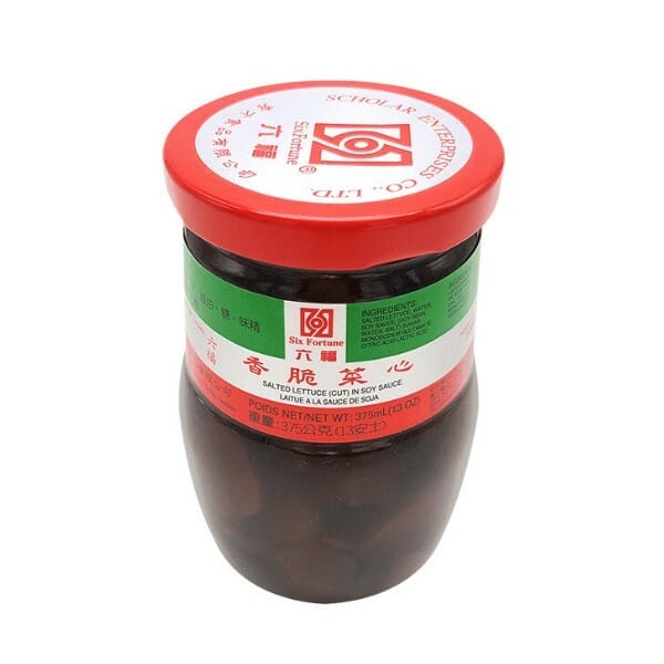 Six Fortune Salted Lettuce in Soy Sauce 375g