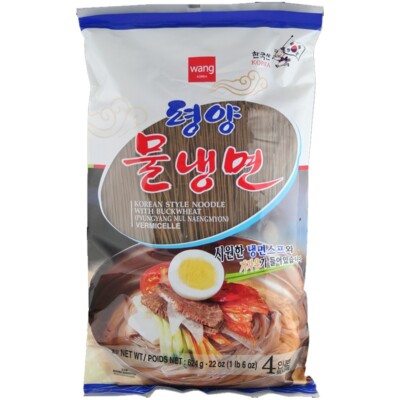 Wang Cold Buckwheat Noodles with Chilled Broth (Pyeongyang Mul Naengmyeon) (4 Servings) 624g
