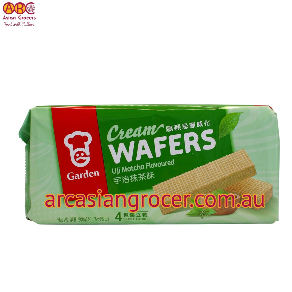 Garden Cream Wafers Uji Matcha Flavoured 200g (Best Before: 28-02-2027)