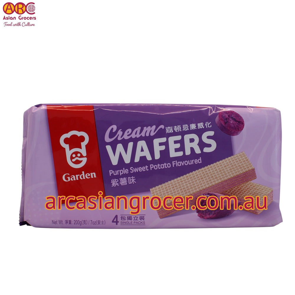 Garden Purple Sweet Potato Flavour Wafers Cream 200g (Best Before: 30-12-2026)