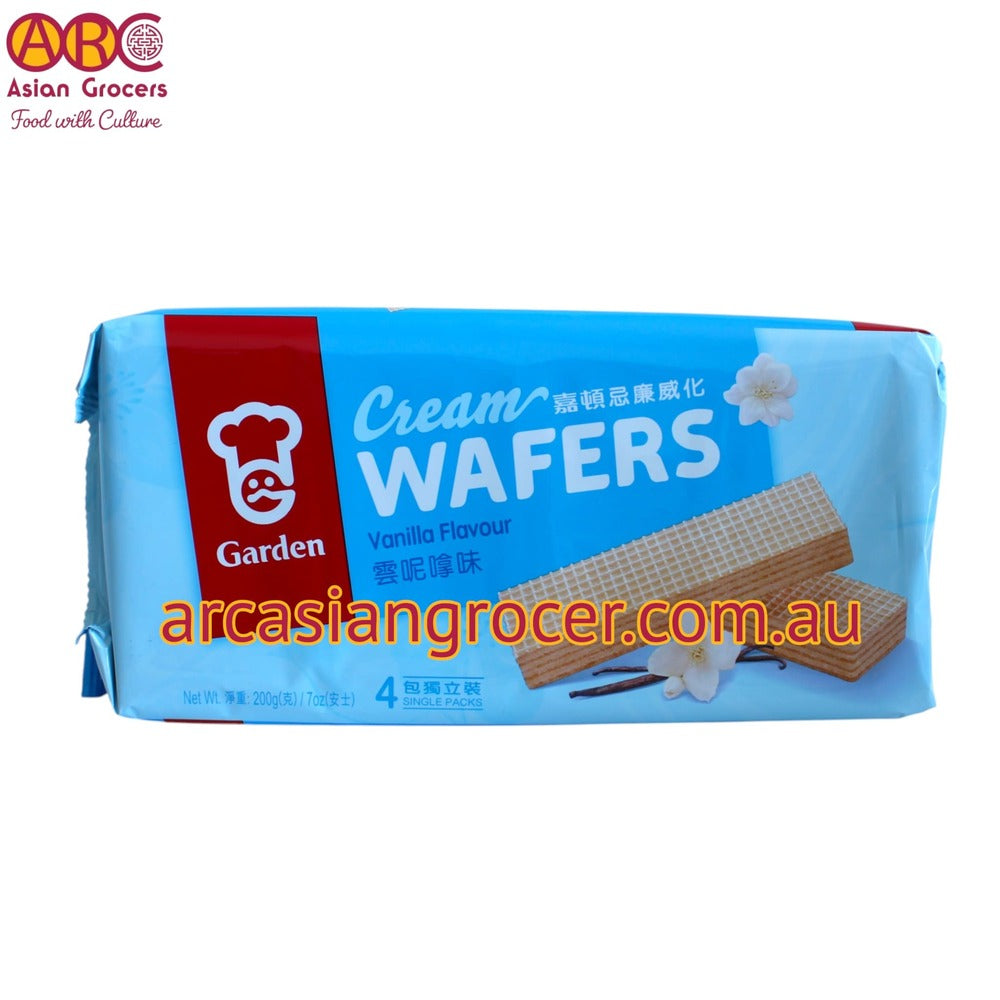 Garden Vanilla Flavour Cream Wafers 200g