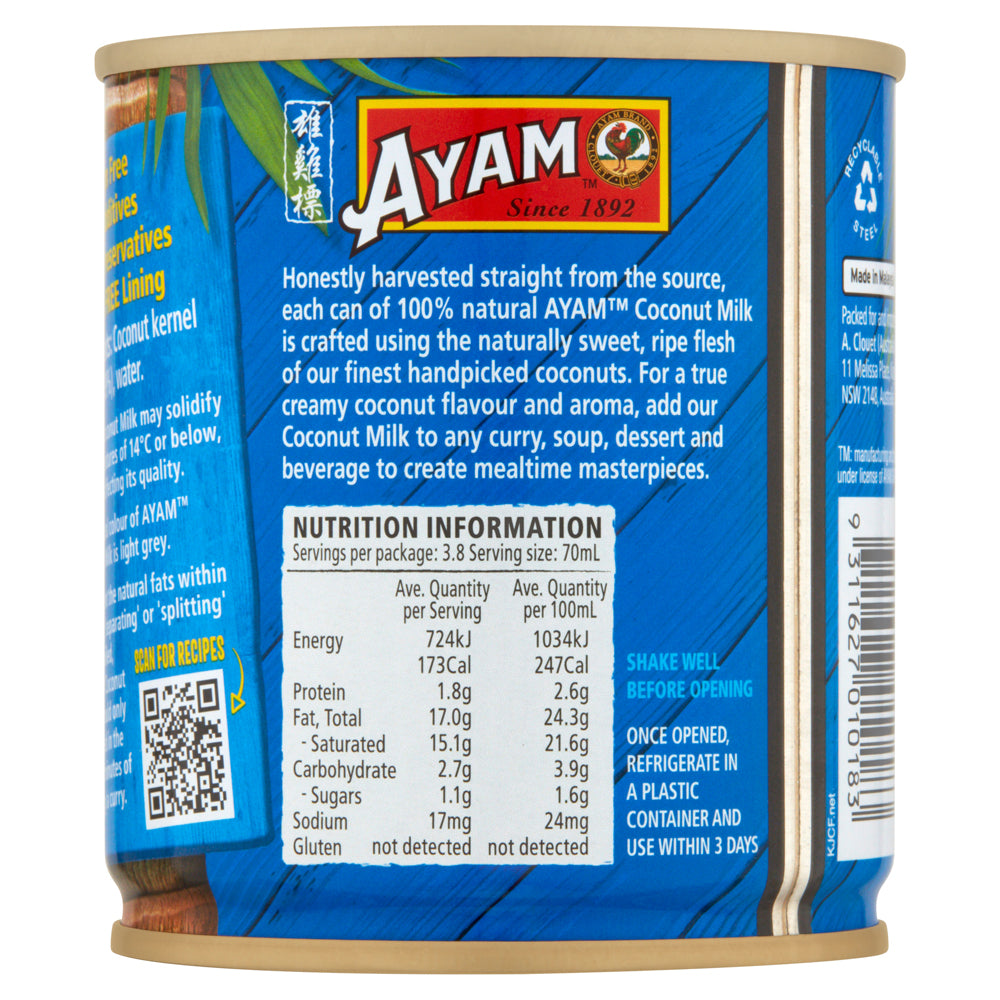Ayam Coconut Milk 270ml