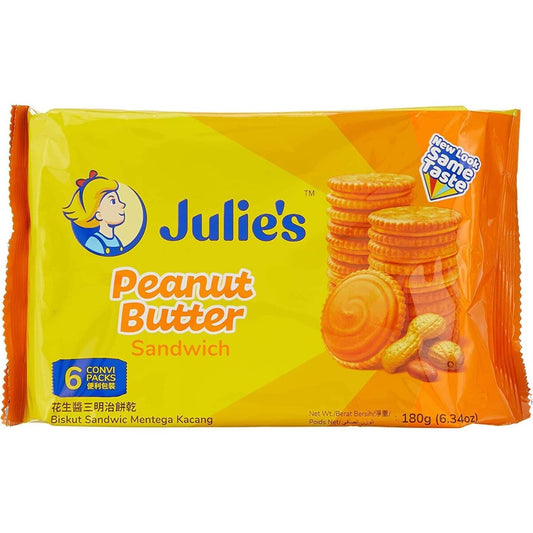 Julie’s Biscuit Peanut Butter Sandwich 180g