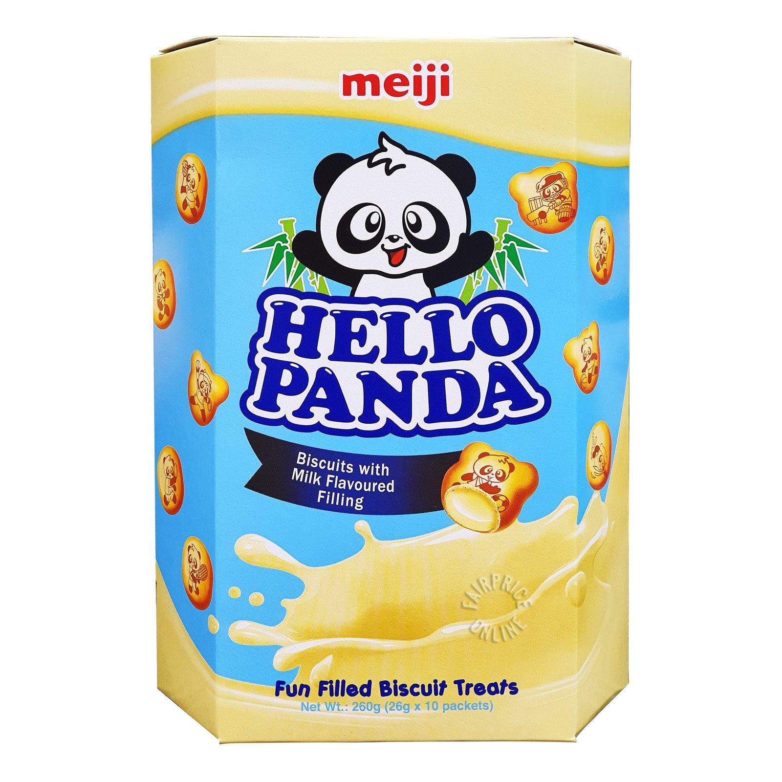 Meiji Hello Panda Milk Flavoured Biscuits 234g