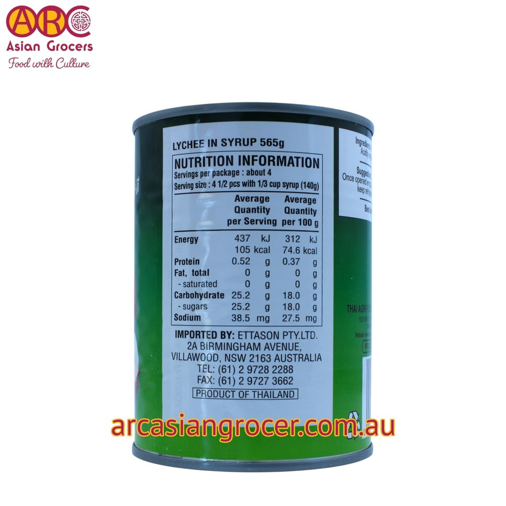Aroy-D Lychees in Syrup 565g
