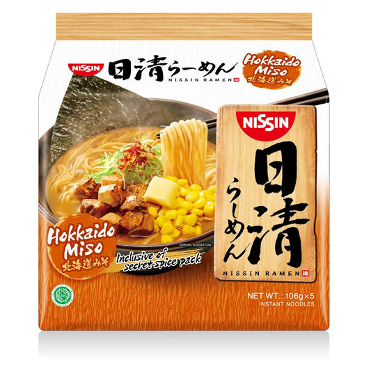 Nissin Ramen Hokkaido Miso with Secret Spice Flavour 5p